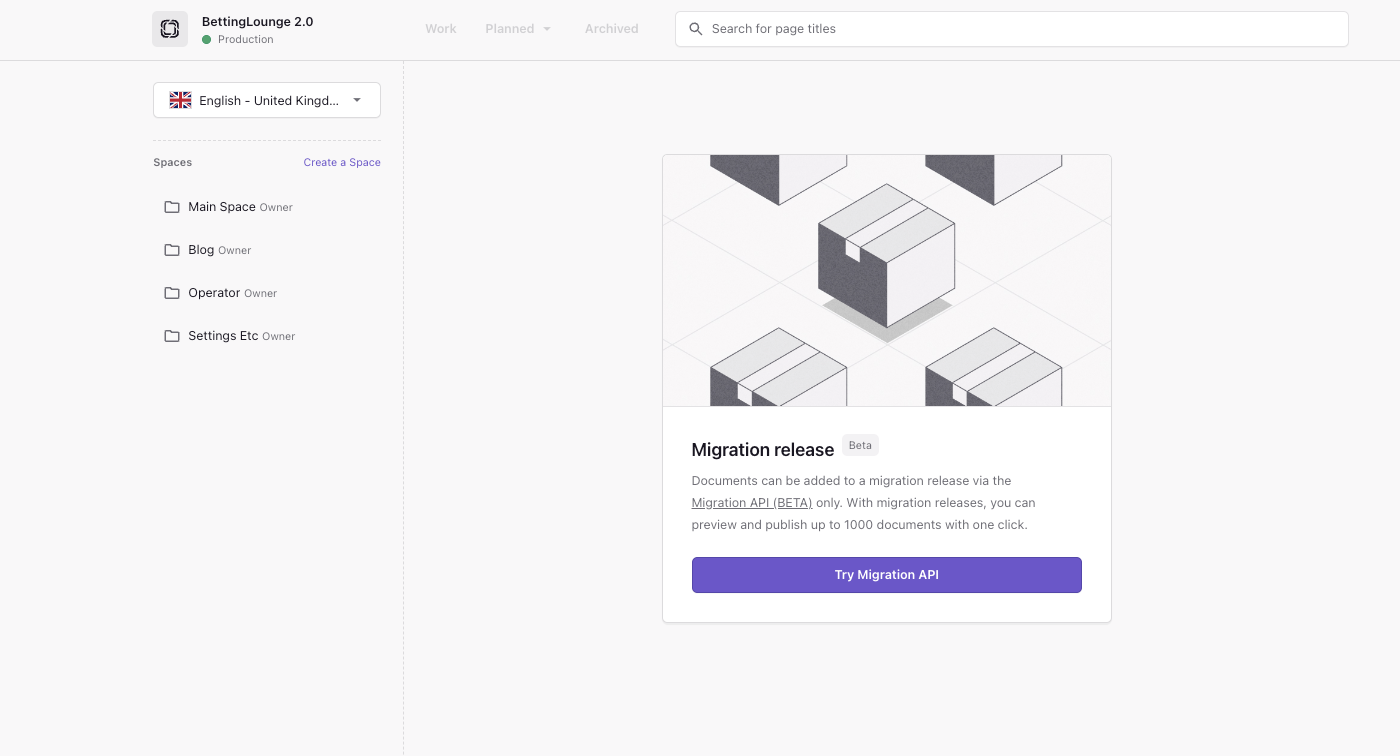 Migration ready